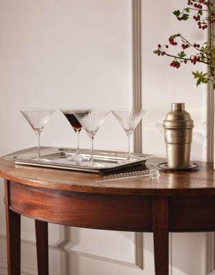 Skye Optic Martini Glasses – Set of 4