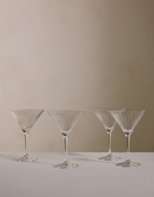 Skye Optic Martini Glasses – Set of 4