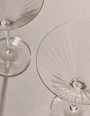 Skye Optic Martini Glasses – Set of 4