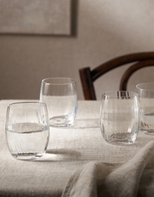 Skye Optic Tumbler Glasses – Set of 4