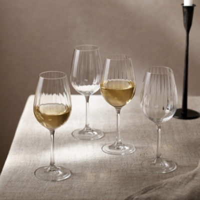 Elegant, everyday glassware
• Made from high-quality crystalline glass
• Beautiful optic design
• Matching items available