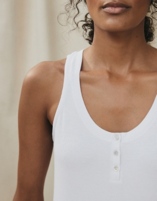 Sleeveless Sleep Vest Pyjamas The White Company UK