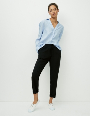 Slim Drawstring Trousers | Clothing Sale | The White Company UK