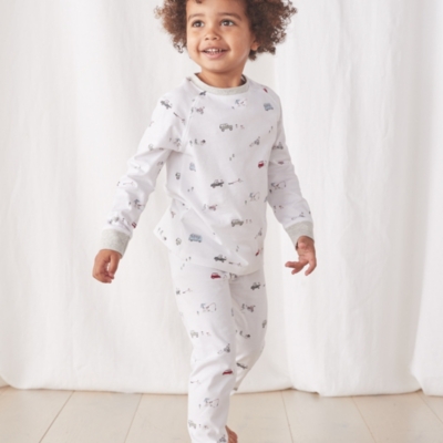 White company baby boy hot sale pyjamas