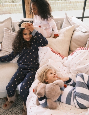 White company best sale reindeer pyjamas