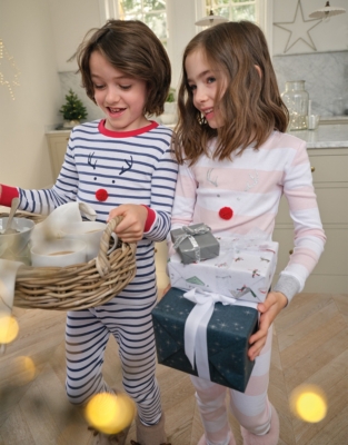 White company reindeer discount pyjamas