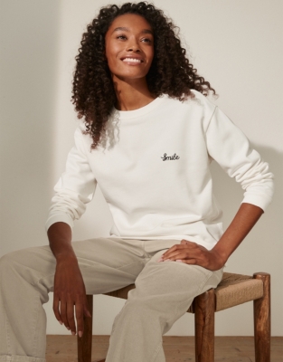 White on sale company sweatshirt