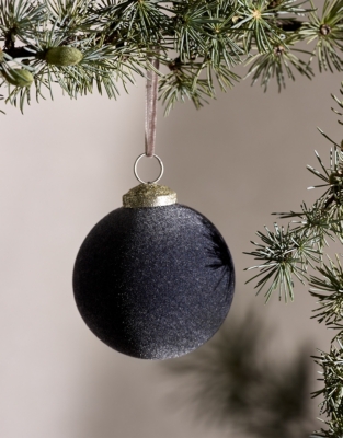 Smoke Matte Bauble – 8cm