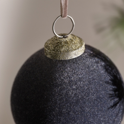 Smoke Matte Bauble – 8cm