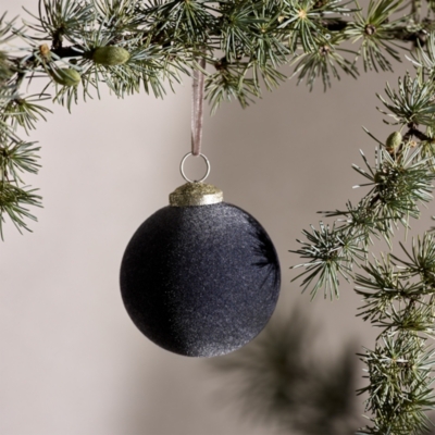 Smoke Matte Bauble – 8cm