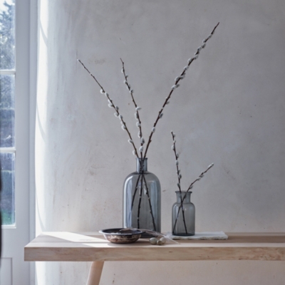 Smoked Glass Large Vase Home Accessories Sale The White Company UK