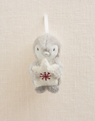 Snowy Penguin Borg Star Decoration