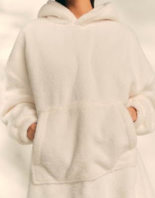 Snuggle Blanket Hoodie - Ivory