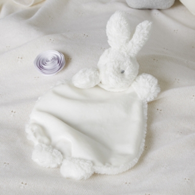 White company bunny store comforter