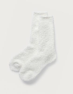 White company best sale slipper socks