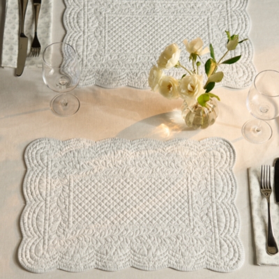 Sofia Quilted Reversible Placemats – Set of 2