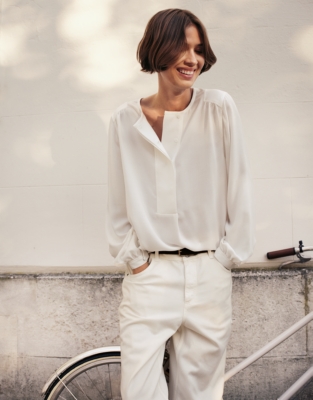 Soft Boho Blouse - White