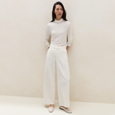Soft Casual Straight Leg Trousers