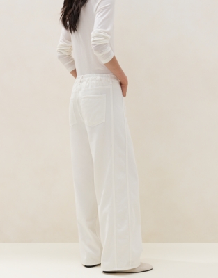 Soft Casual Straight Leg Trousers