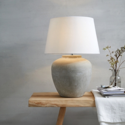 Large stone table lamps hot sale uk