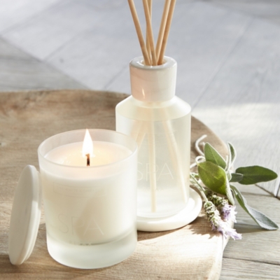 Spa Relax Candle with Lid fragrancesalepreparation The White