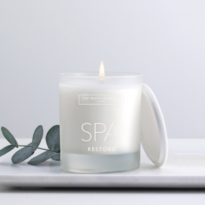 Spa Restore Candle with Lid Candles The White Company UK