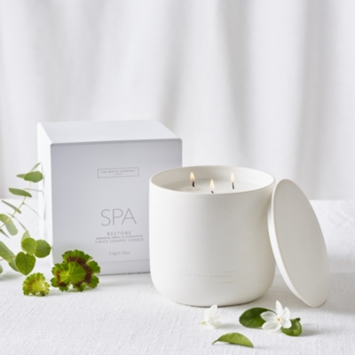 Spa Restore Ceramic 3 Wick Candle