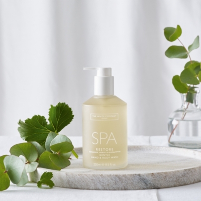 Spa Restore Gentle Hand & Body Wash Shower Gel The White Company UK