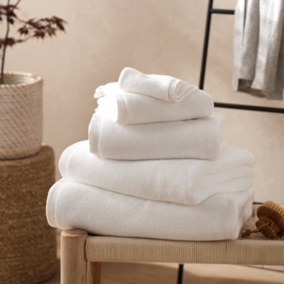 Organic Turkish Cotton Spa Blue Bath Towels