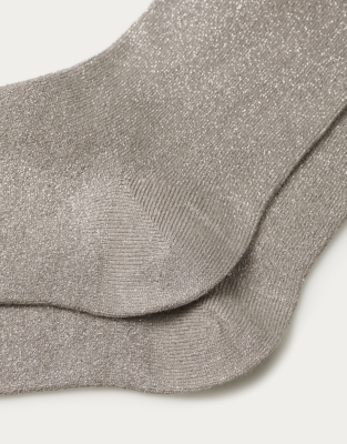 Sparkle Ankle Socks - Nutmeg