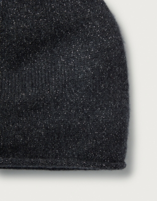 Sparkle Cashmere Beanie Hat