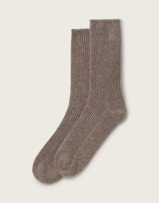 Sparkle Cashmere Bed Socks