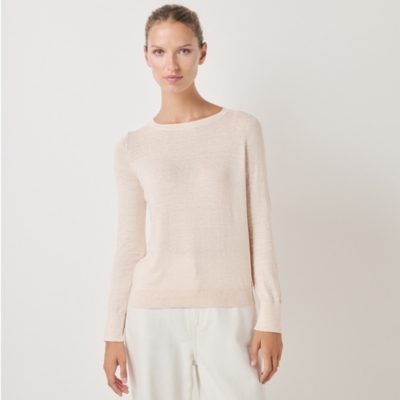 Sparkle Crew Neck Jumper with Recycled Cotton