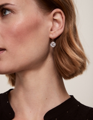 White company outlet earrings