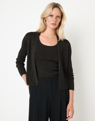 Sparkle Edge To Edge Cardigan