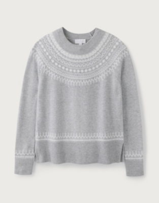 Sparkle Fair Isle Sweater With Cashmere