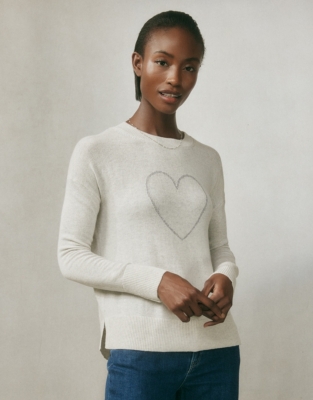 Cashmere 2025 heart sweater