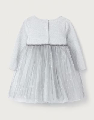 gray tutu dress