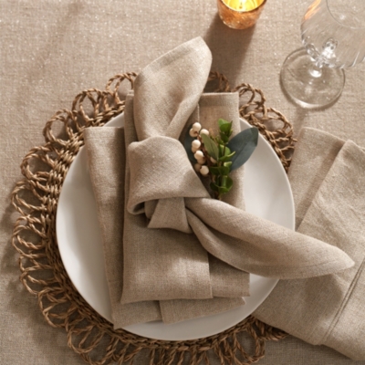 Sparkle Linen Napkins Set of 4 Table Linens & Accessories The