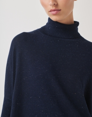 Sparkle Oversized Rollneck Jumper