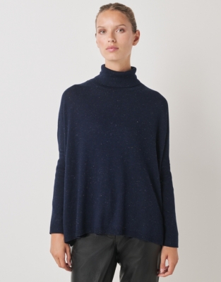 Sparkle Oversized Rollneck Jumper