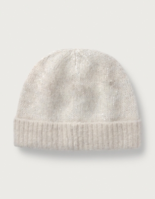 Sparkle Sequin Stripe Beanie Hat