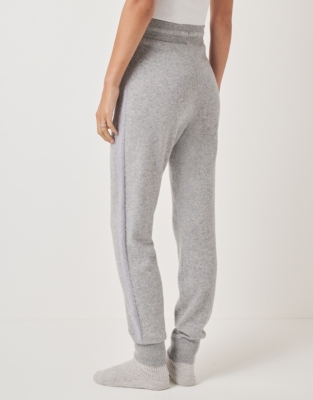 Sparkle Side Stripe Cuffed Joggers with Cashmere