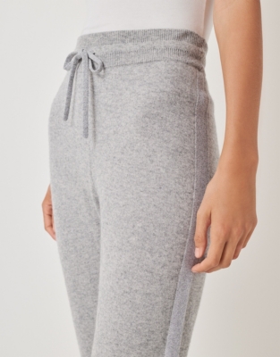 Sparkle Side Stripe Cuffed Joggers with Cashmere