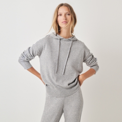 Sparkle Side Stripe Hoodie with Cashmere