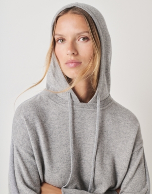 Sparkle Side Stripe Hoodie with Cashmere