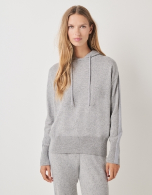 Sparkle Side Stripe Hoodie with Cashmere