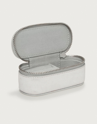 Sparkle Suede Mini Travel Jewellery Case