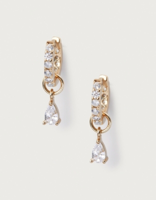 White shop company earrings