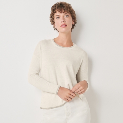 Sparkle Tipped Jumper with Recycled Cotton